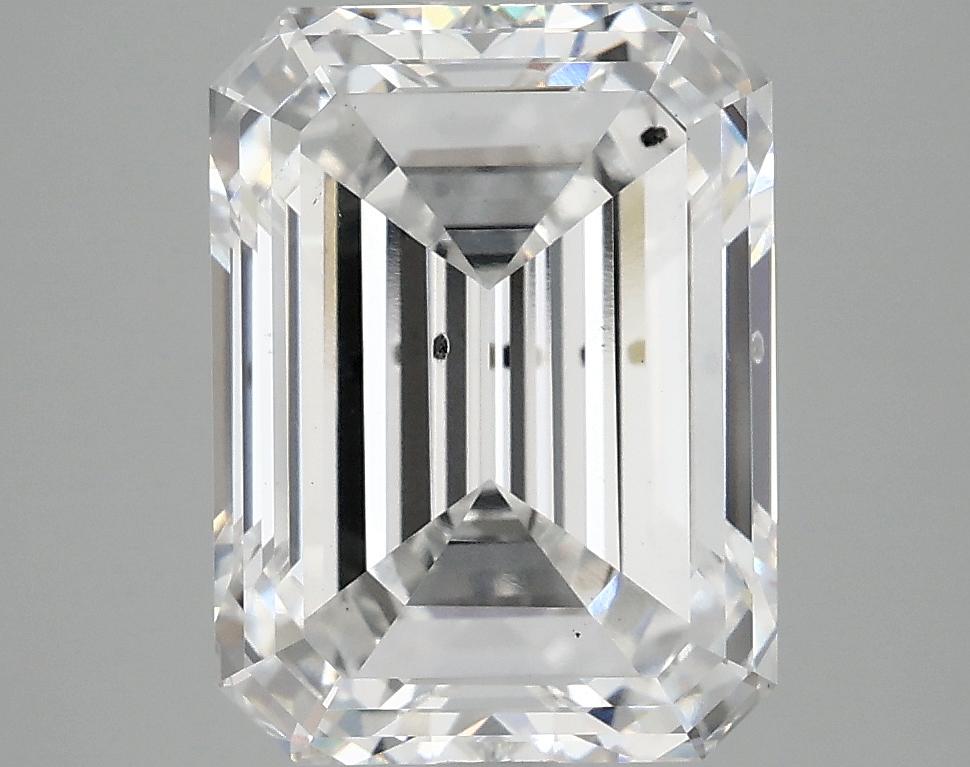 5.02 Carat Emerald Shaped Excellent Cut SI1 IGI Certified Lab Grown Diamond