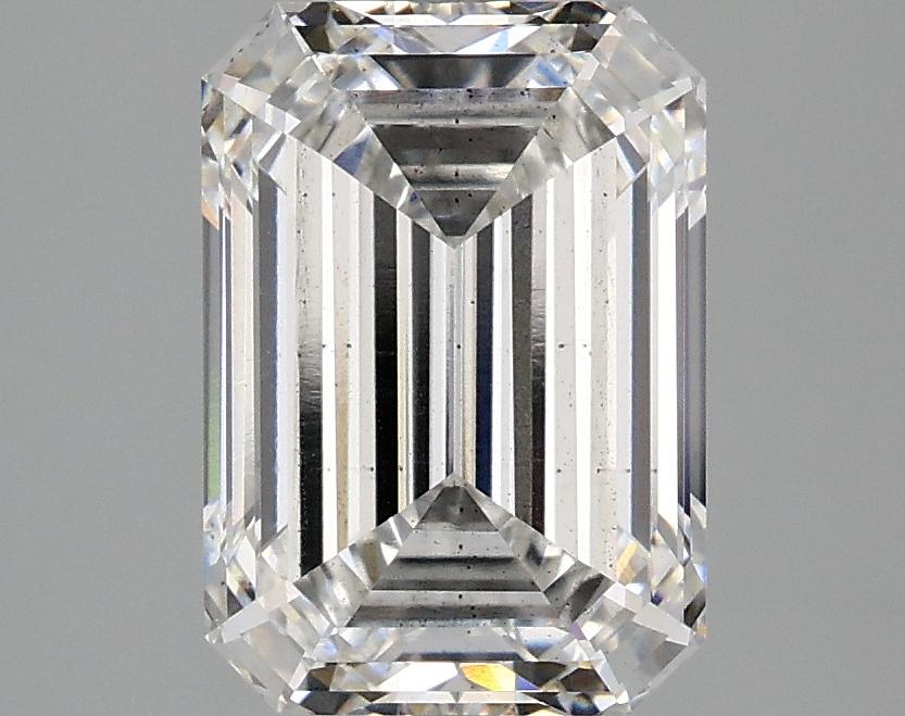 3.07 Carat Emerald Shaped Ideal Cut SI1 IGI Certified Lab Grown Diamond