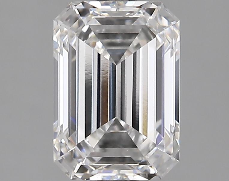 2.1 Carat Emerald Shaped Ideal Cut VVS1 IGI Certified Lab Grown Diamond