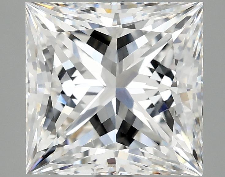 3.77 Carat Princess Shaped Ideal Cut VS2 IGI Certified Lab Grown Diamond