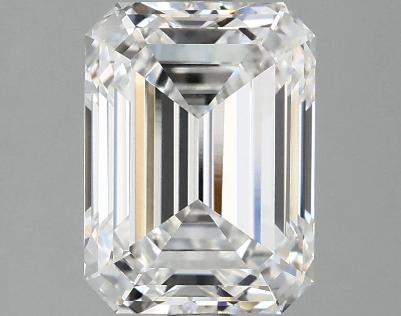 3.07 Carat Emerald Shaped Excellent Cut VVS2 IGI Certified Lab Grown Diamond
