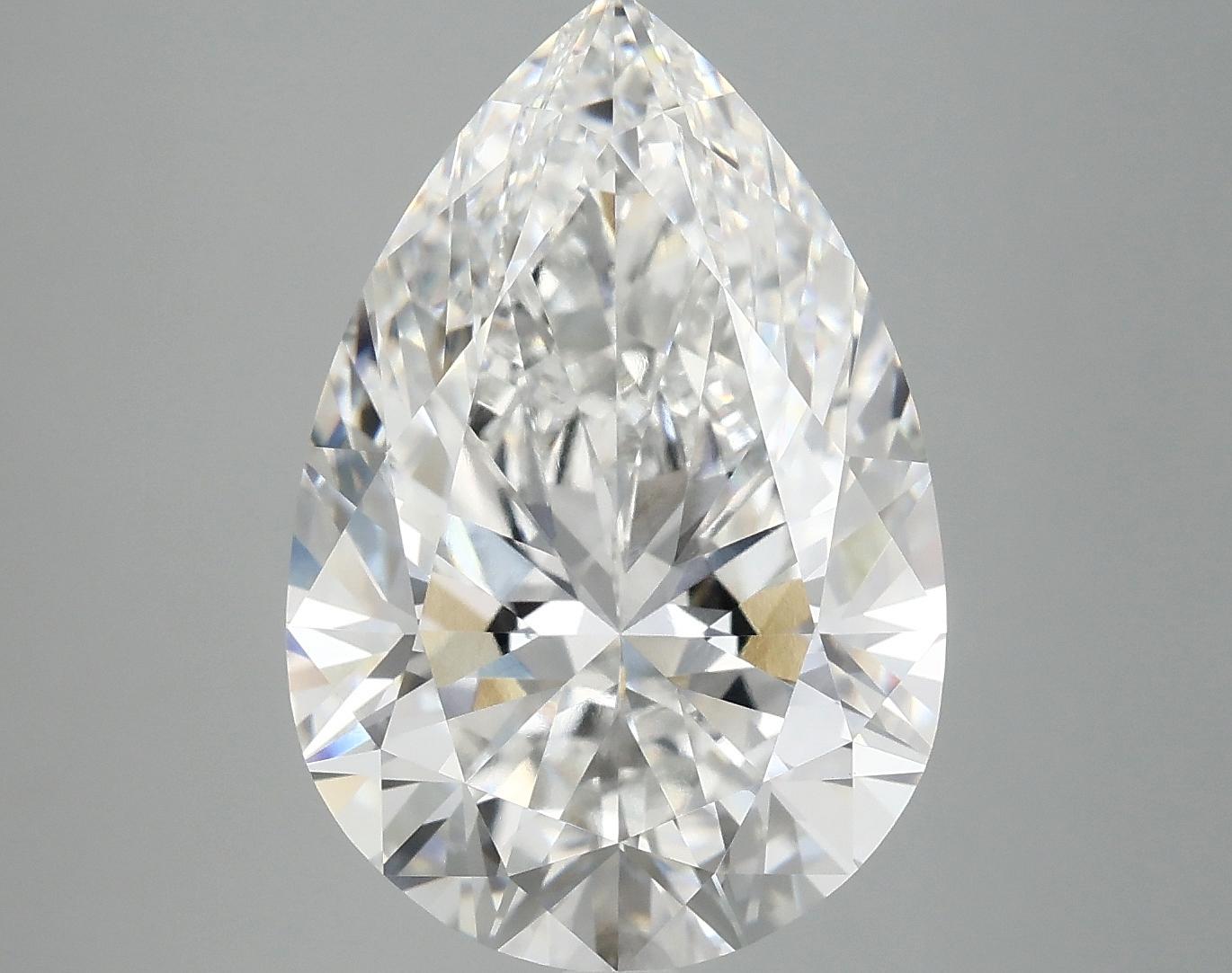 7.07 Carat Pear Shaped Excellent Cut VVS2 IGI Certified Lab Grown Diamond