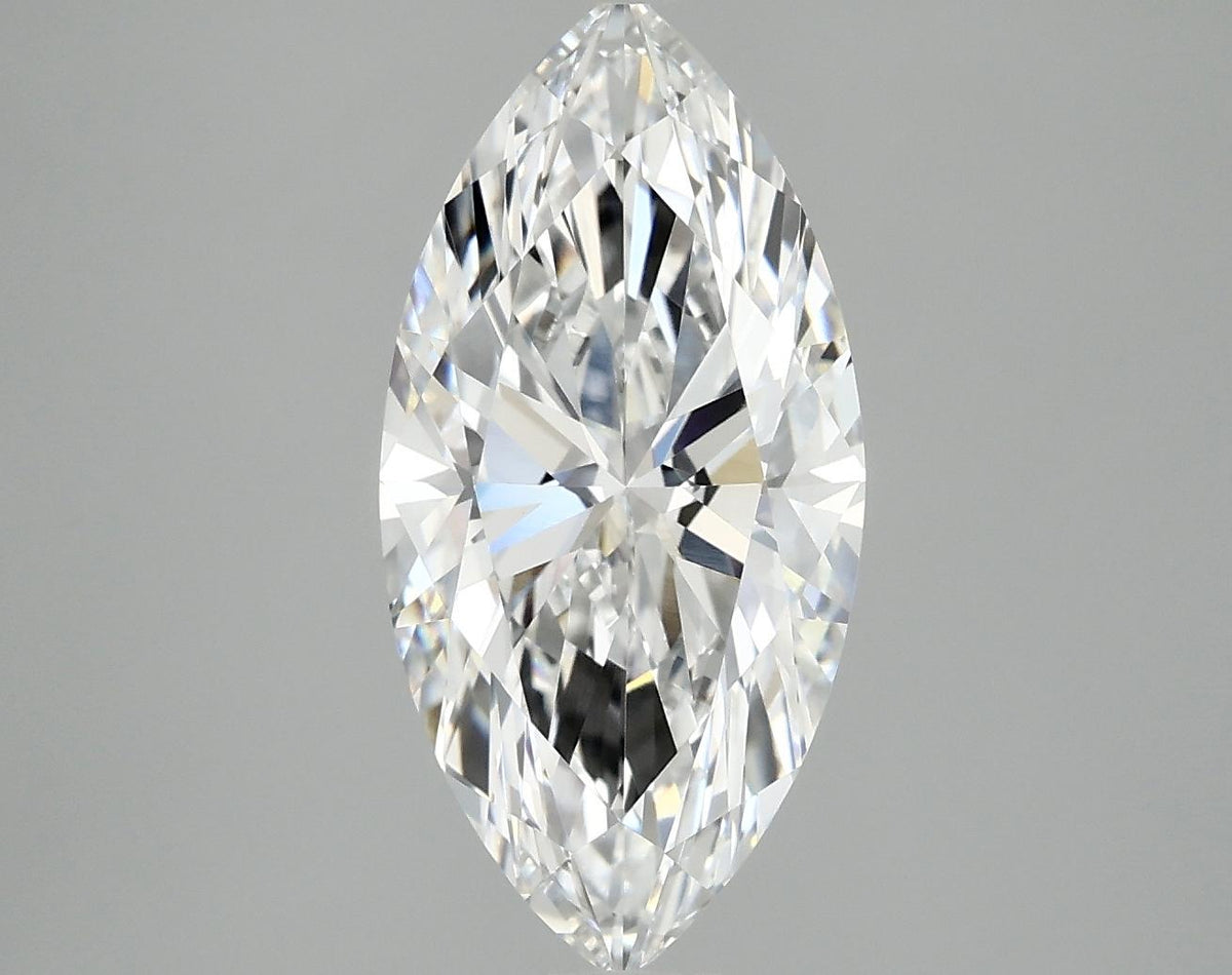 3.09 Carat Marquise Shaped Ideal Cut VVS2 IGI Certified Lab Grown Diamond