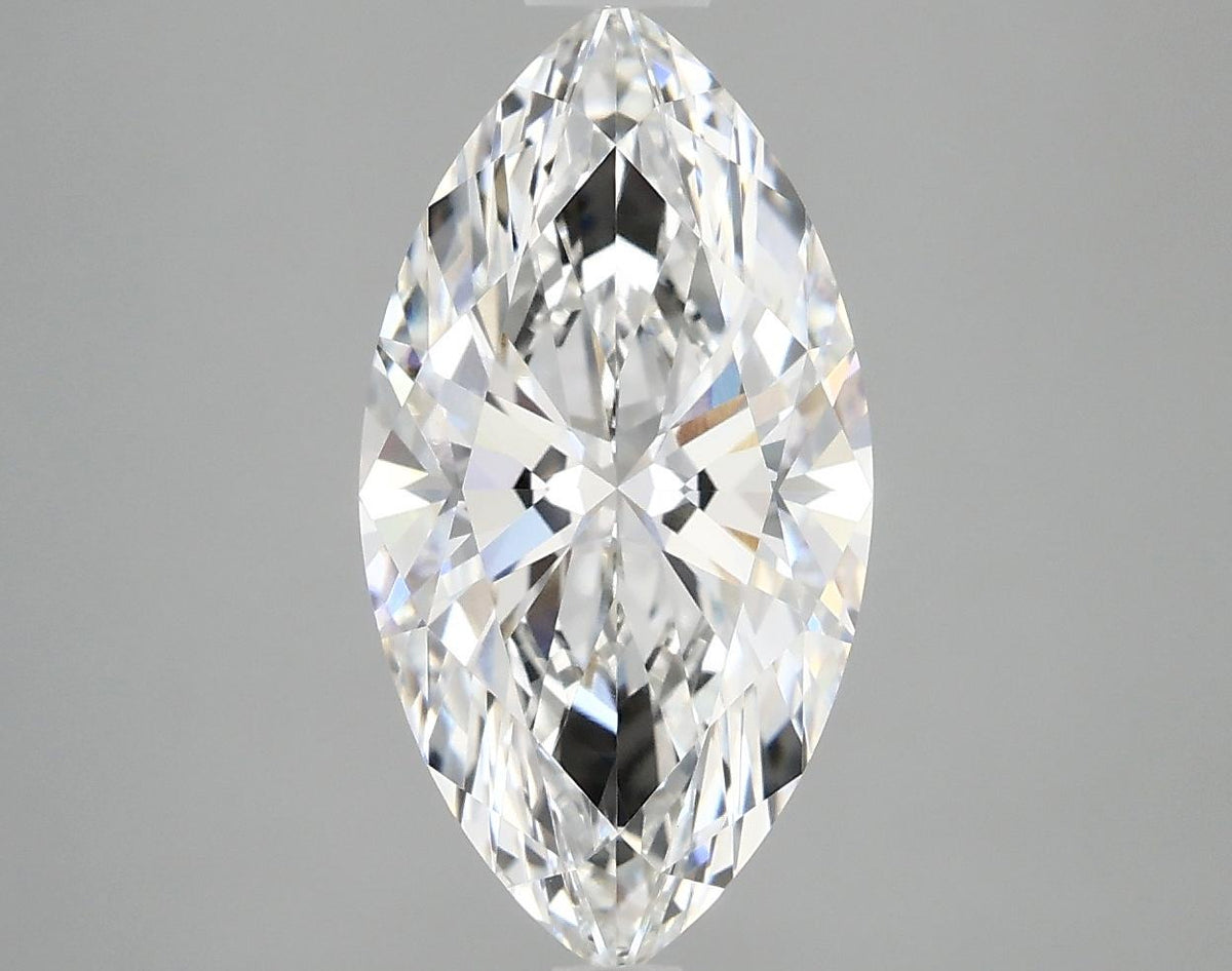 3.08 Carat Marquise Shaped Ideal Cut VVS2 IGI Certified Lab Grown Diamond