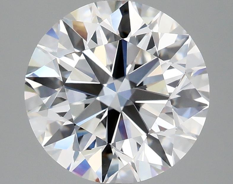 3.08 Carat Round Shaped Excellent Cut VVS2 IGI Certified Lab Grown Diamond
