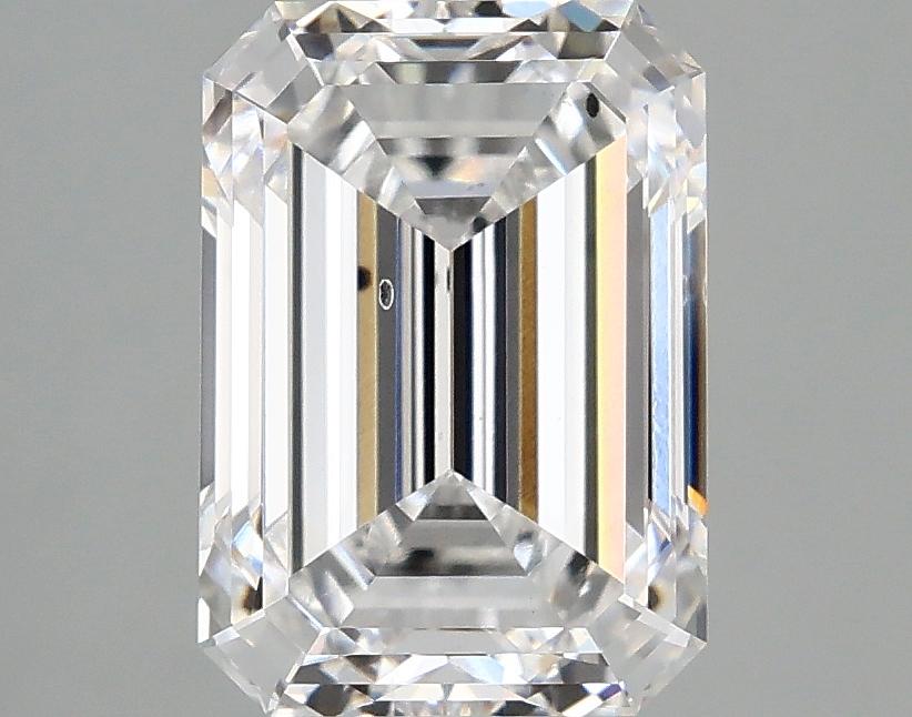 3.06 Carat Emerald Shaped Ideal Cut SI1 IGI Certified Lab Grown Diamond