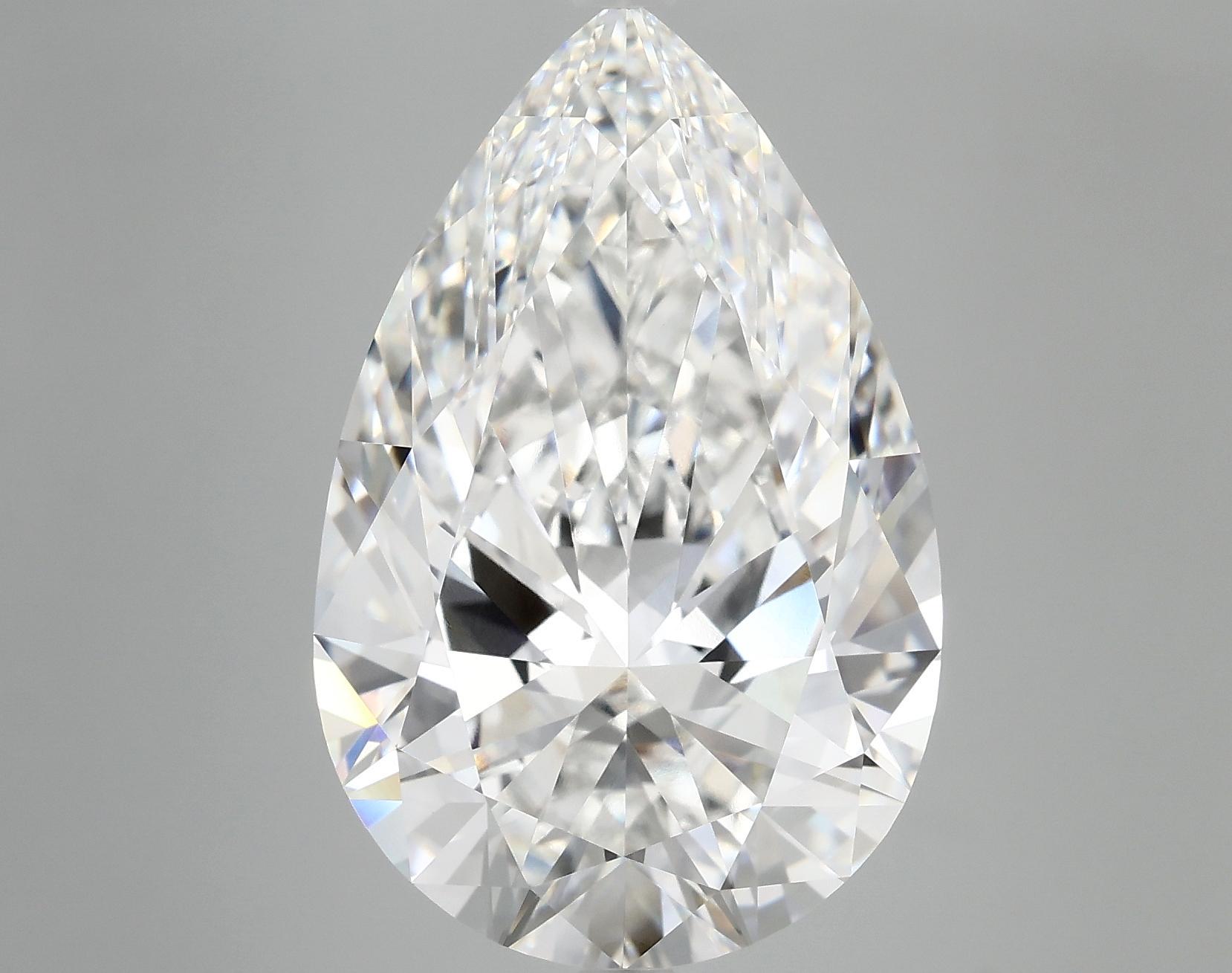 10.39 Carat Pear Shaped Ideal Cut VVS2 IGI Certified Lab Grown Diamond