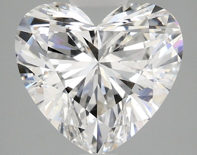 3.09 Carat Heart Shaped Ideal Cut VVS2 IGI Certified Lab Grown Diamond