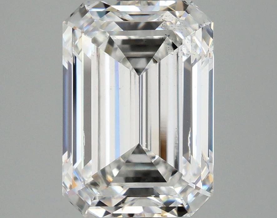 3.54 Carat Emerald Shaped Ideal Cut SI1 IGI Certified Lab Grown Diamond