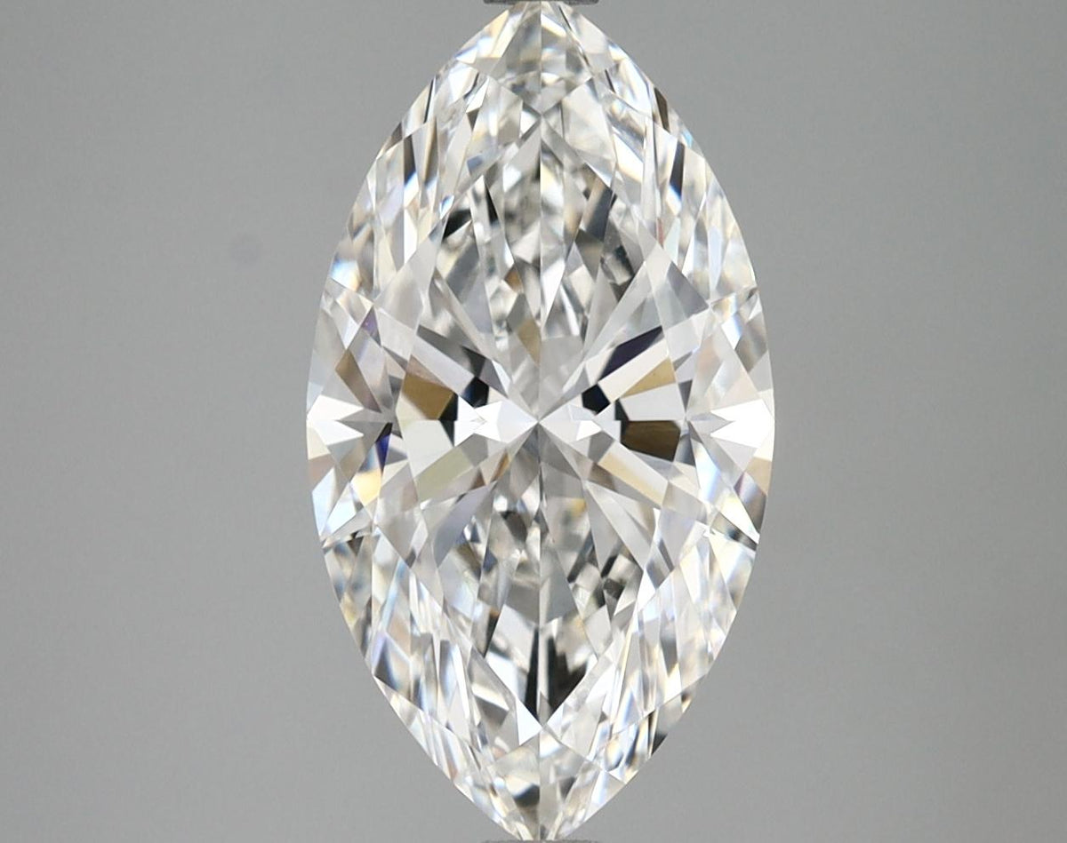 3.01 Carat Marquise Shaped Excellent Cut VVS2 IGI Certified Lab Grown Diamond