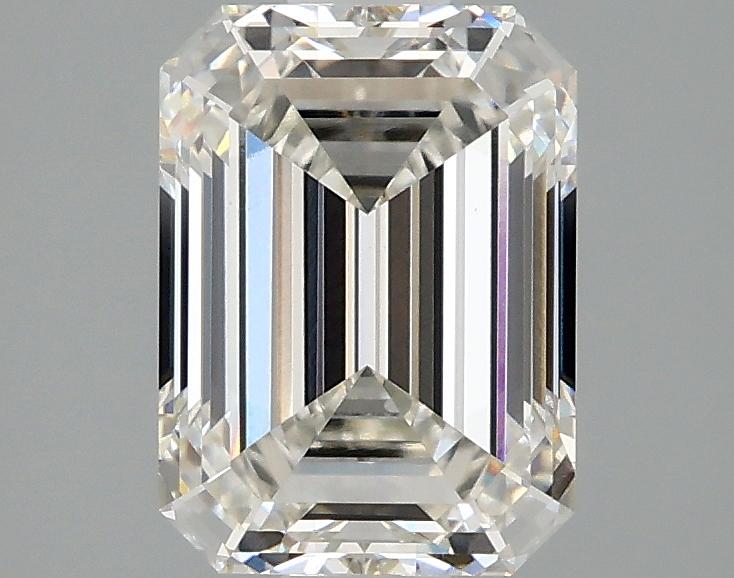 2.1 Carat Emerald Shaped Excellent Cut VVS2 IGI Certified Lab Grown Diamond