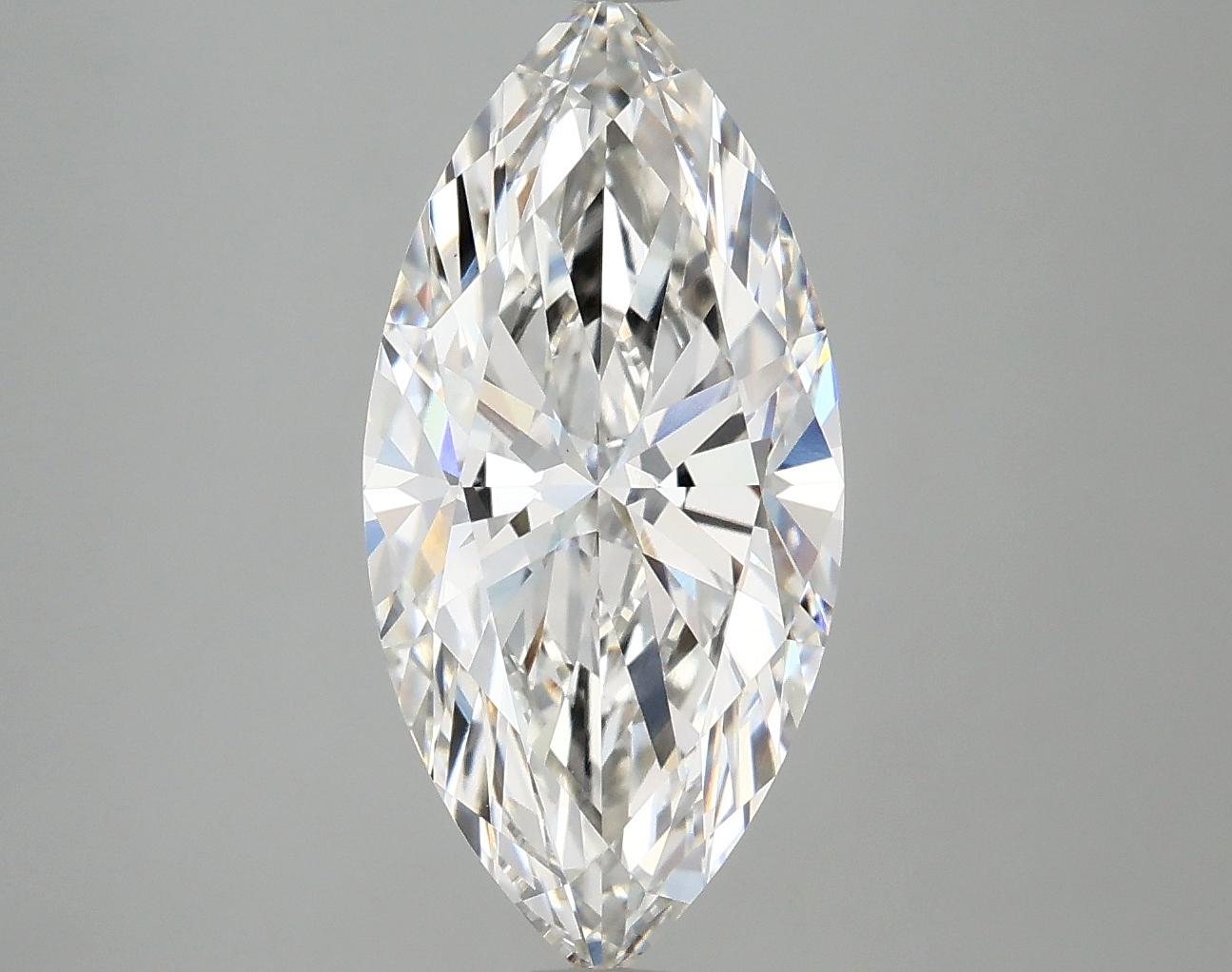 3.02 Carat Marquise Shaped Excellent Cut VS1 IGI Certified Lab Grown Diamond