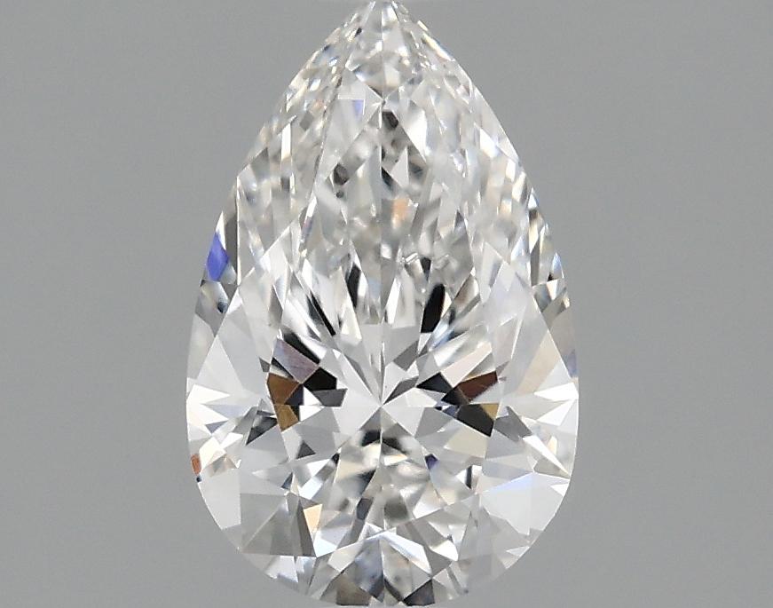 0.98 Carat Pear Shaped Ideal Cut VVS2 IGI Certified Lab Grown Diamond