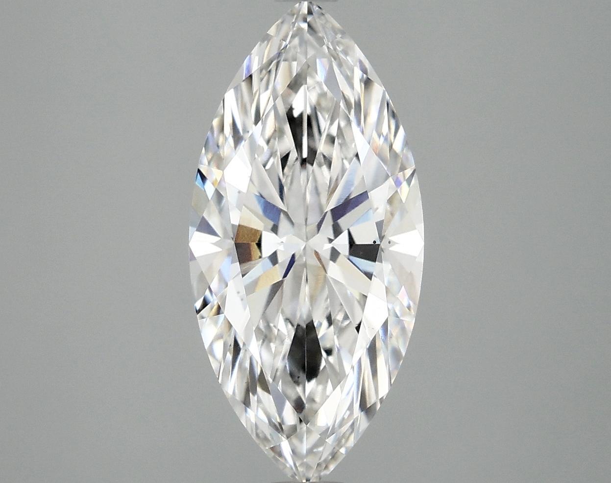2.54 Carat Marquise Shaped Excellent Cut VS2 IGI Certified Lab Grown Diamond