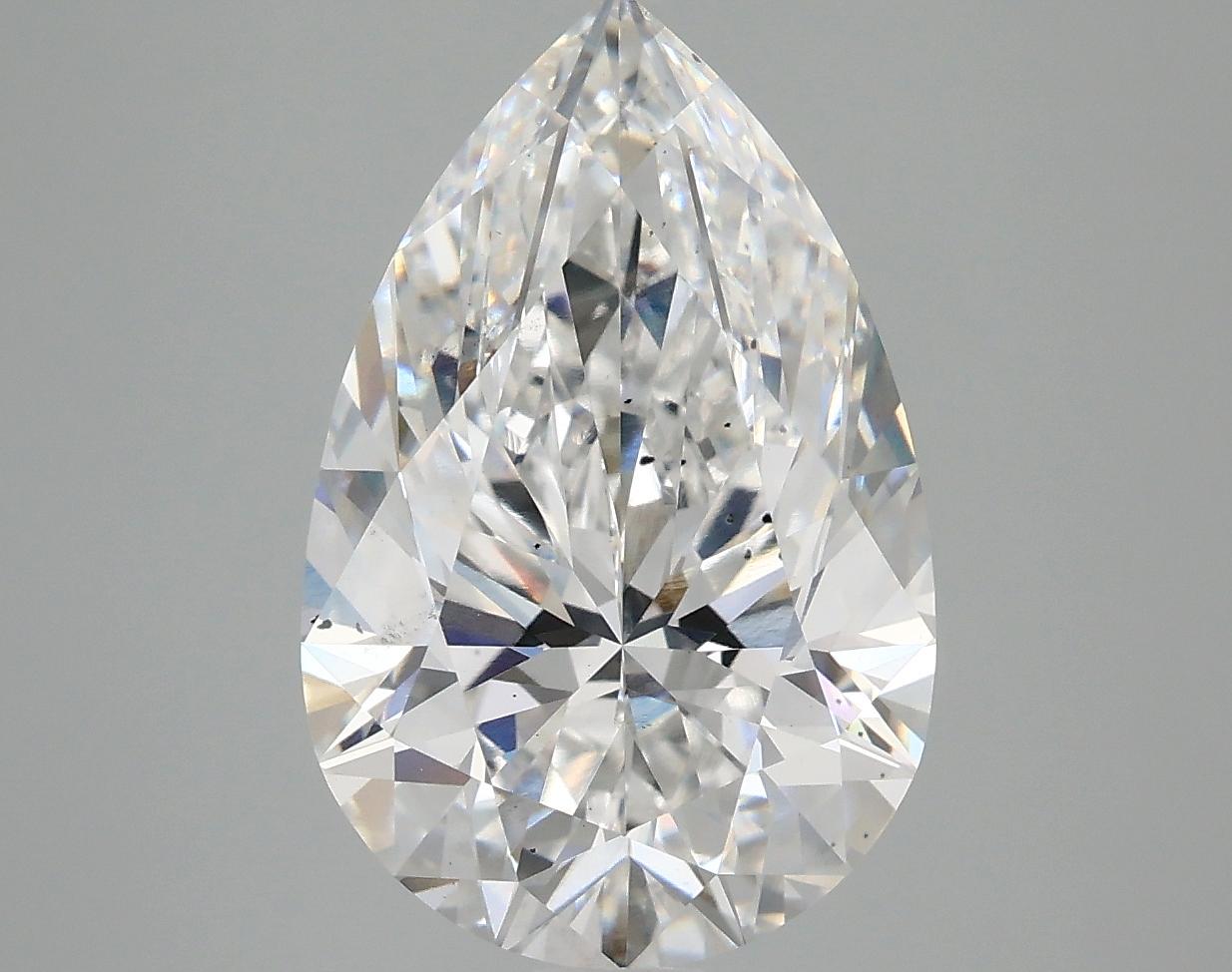 5.03 Carat Pear Shaped Ideal Cut SI1 IGI Certified Lab Grown Diamond
