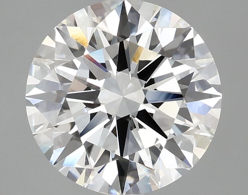 3.08 Carat Round Shaped Ideal Cut VVS2 IGI Certified Lab Grown Diamond
