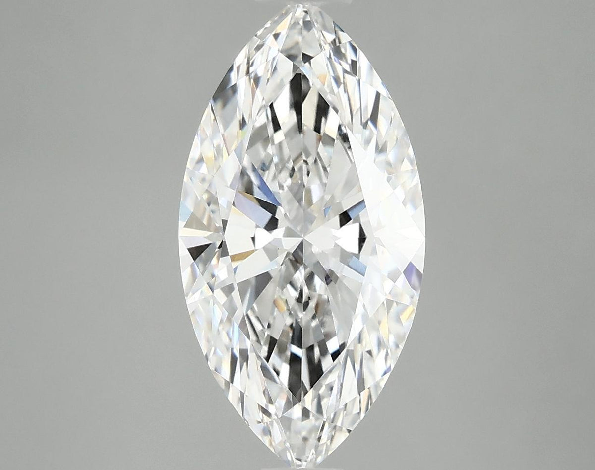 2.99 Carat Marquise Shaped Ideal Cut VVS2 IGI Certified Lab Grown Diamond