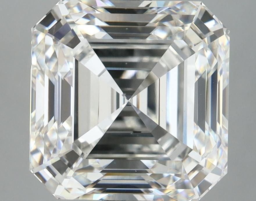 5.04 Carat Asscher Shaped Ideal Cut VVS2 IGI Certified Lab Grown Diamond