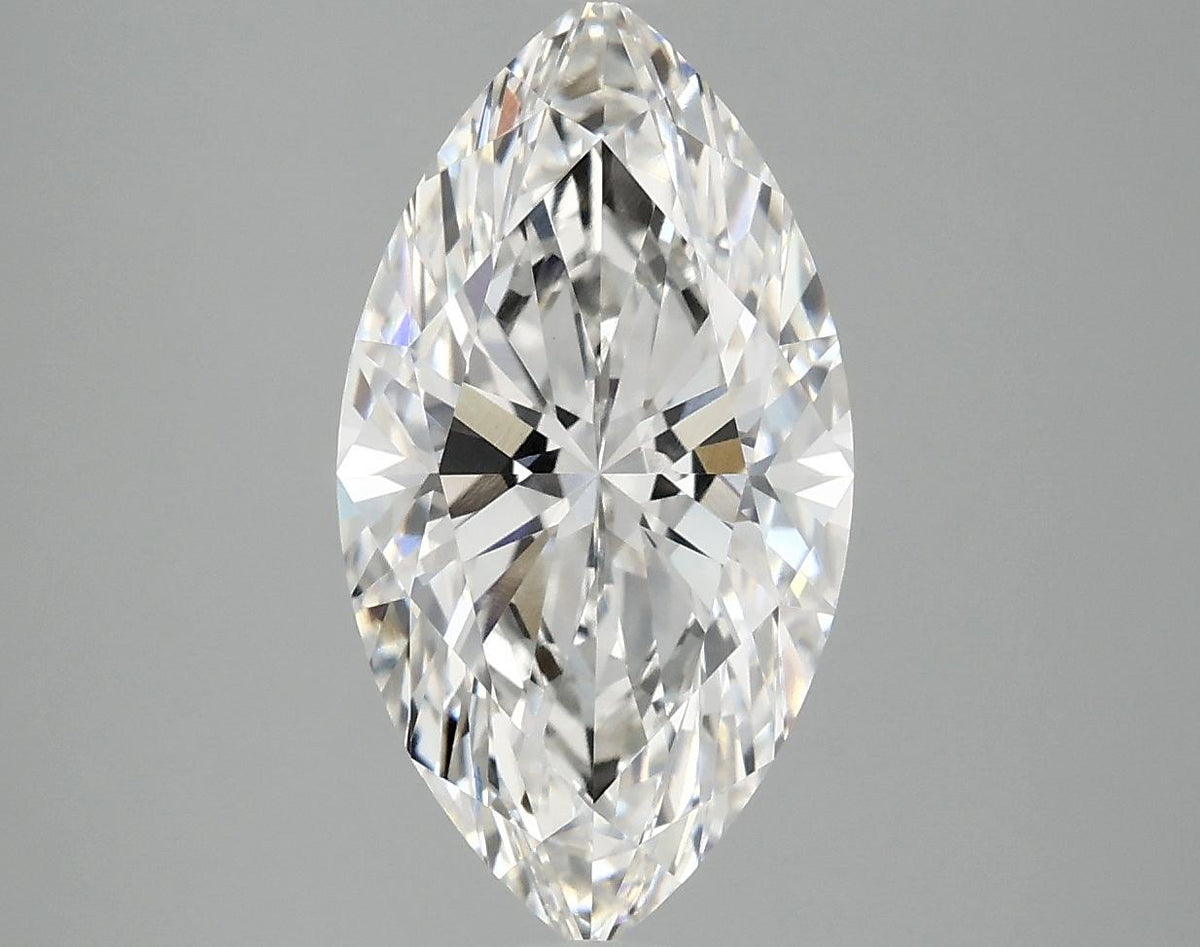 3.09 Carat Marquise Shaped Excellent Cut VVS2 IGI Certified Lab Grown Diamond