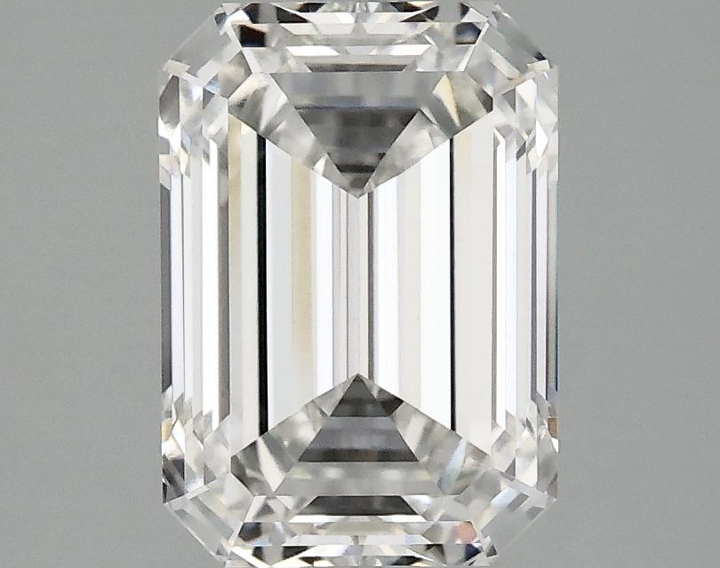 2.45 Carat Emerald Shaped Ideal Cut VVS2 IGI Certified Lab Grown Diamond