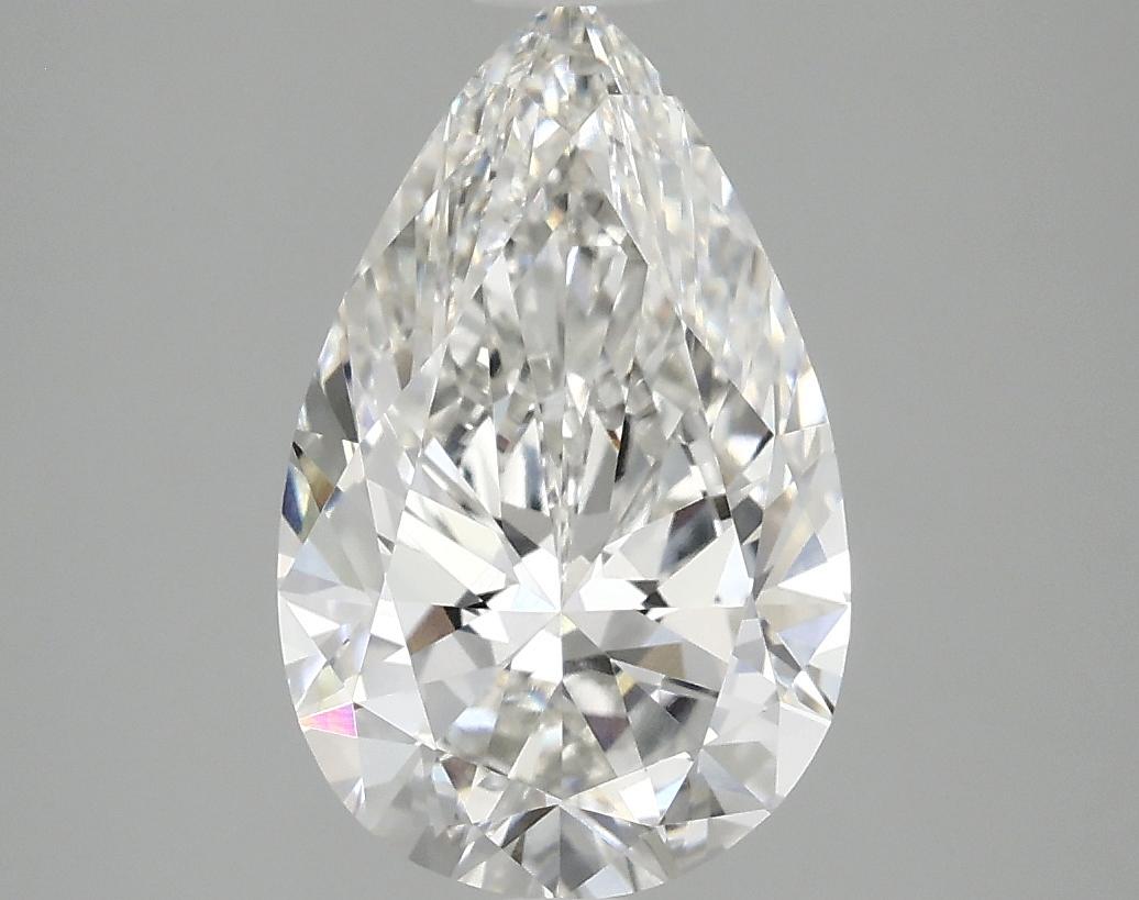 2.52 Carat Pear Shaped Ideal Cut VVS2 IGI Certified Lab Grown Diamond