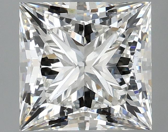 2.68 Carat Princess Shaped Ideal Cut VS2 IGI Certified Lab Grown Diamond