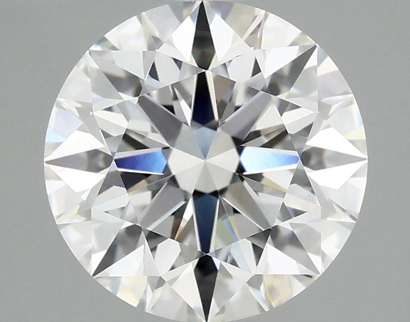 3.08 Carat Round Shaped Excellent Cut VVS2 IGI Certified Lab Grown Diamond