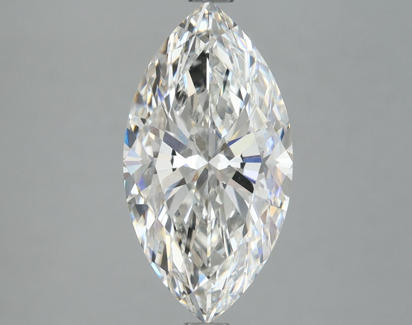 2.97 Carat Marquise Shaped Ideal Cut VVS2 IGI Certified Lab Grown Diamond