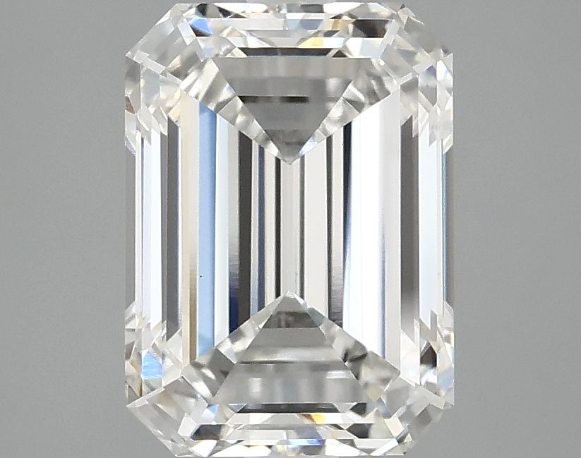 3.09 Carat Emerald Shaped Excellent Cut VS1 IGI Certified Lab Grown Diamond