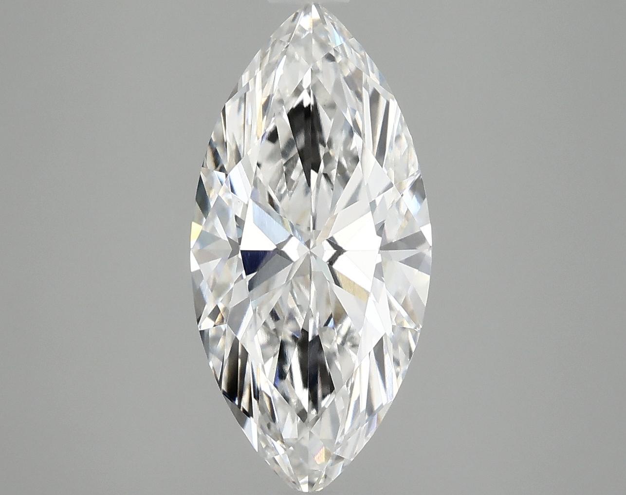 2.99 Carat Marquise Shaped Excellent Cut VVS2 IGI Certified Lab Grown Diamond