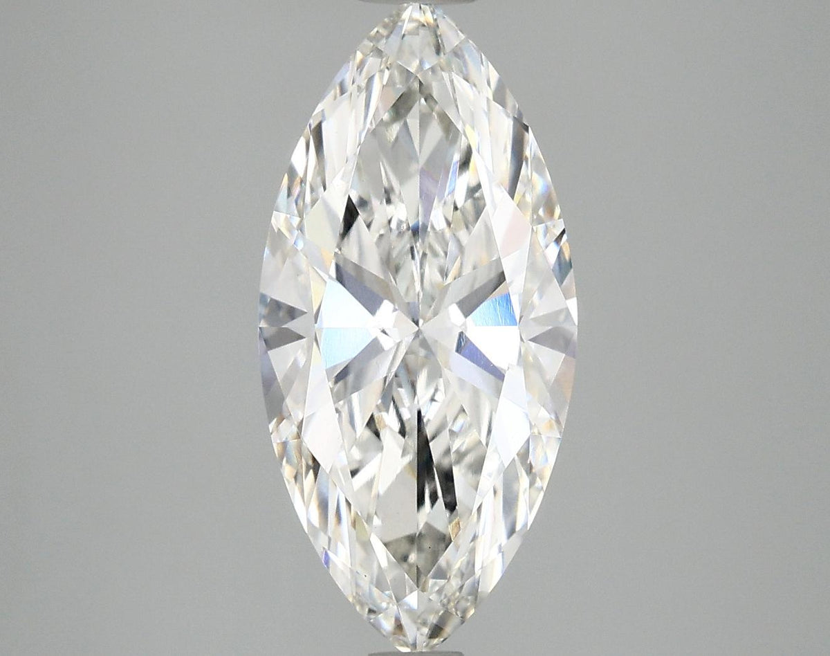 2.97 Carat Marquise Shaped Excellent Cut VVS2 IGI Certified Lab Grown Diamond