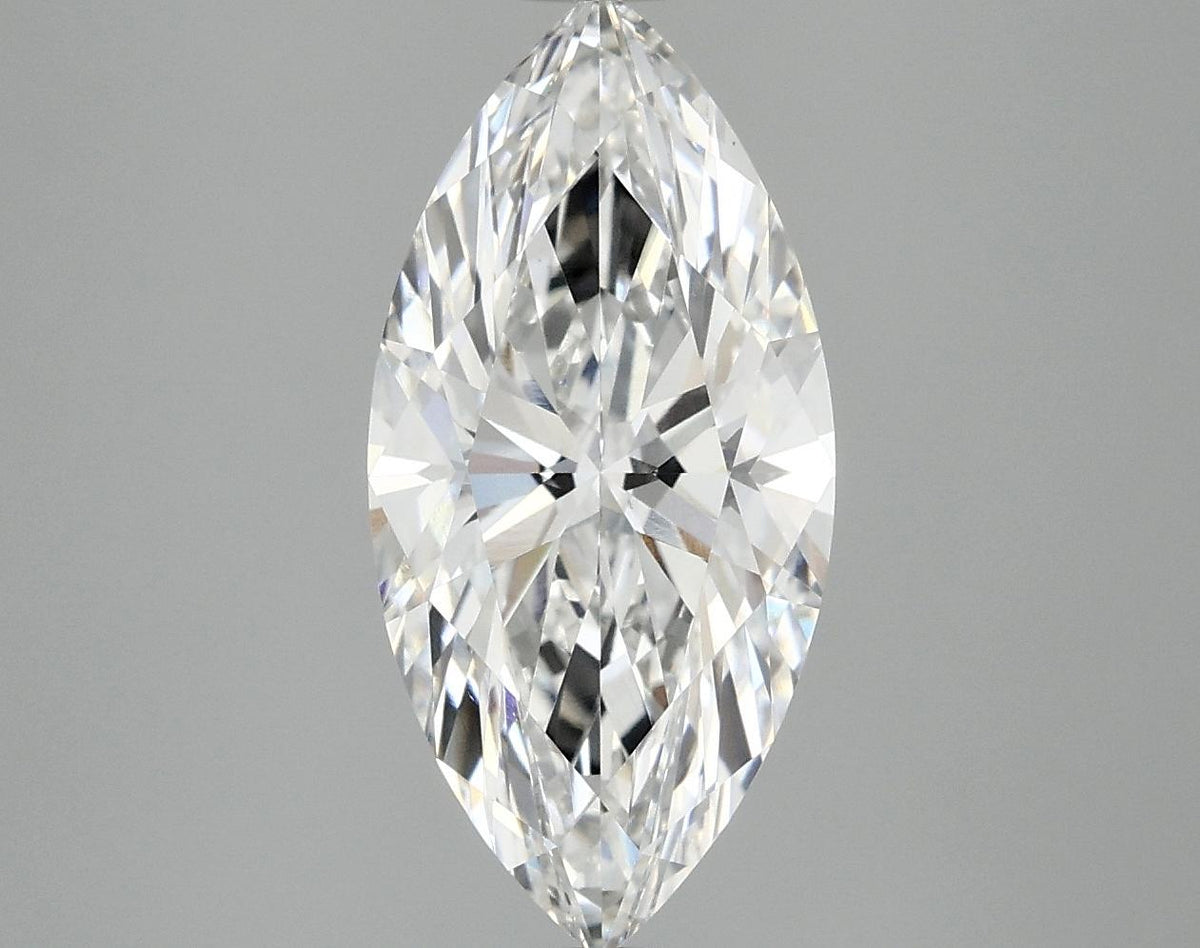 3.08 Carat Marquise Shaped Excellent Cut VVS2 IGI Certified Lab Grown Diamond