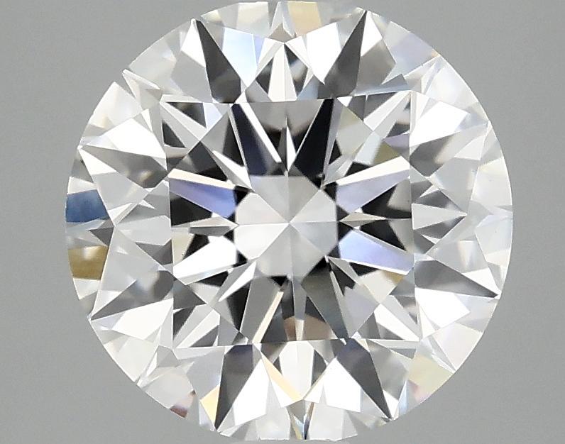 3.08 Carat Round Shaped Ideal Cut VVS2 IGI Certified Lab Grown Diamond