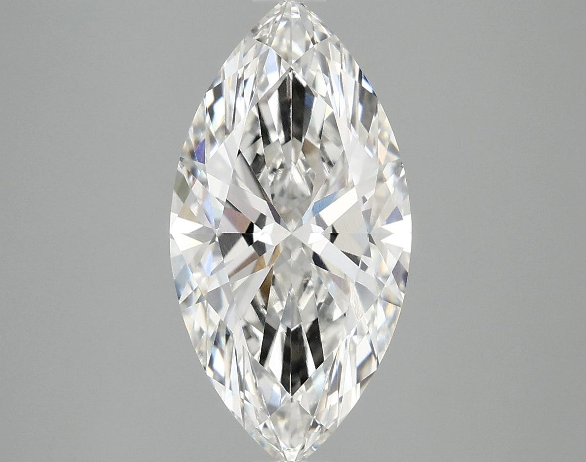 3.09 Carat Marquise Shaped Ideal Cut VVS2 IGI Certified Lab Grown Diamond