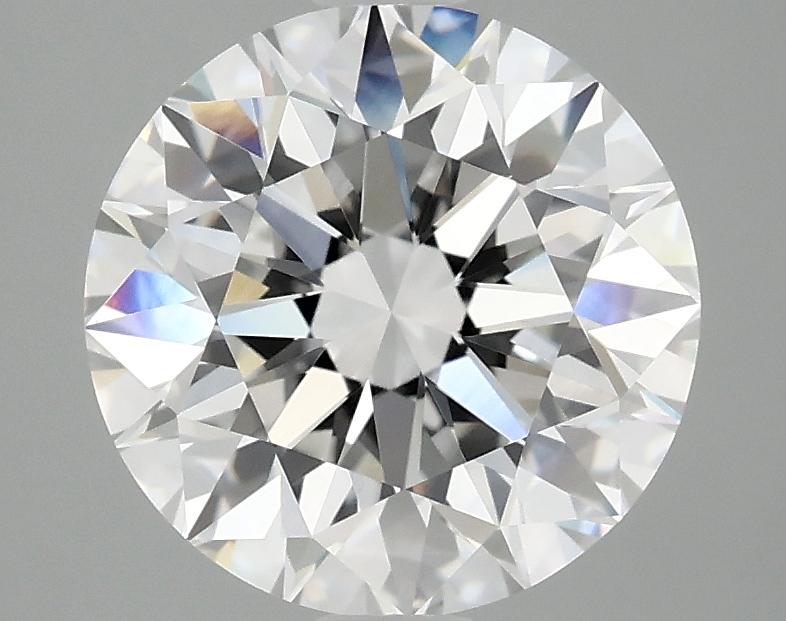 3.07 Carat Round Shaped Excellent Cut VVS2 IGI Certified Lab Grown Diamond