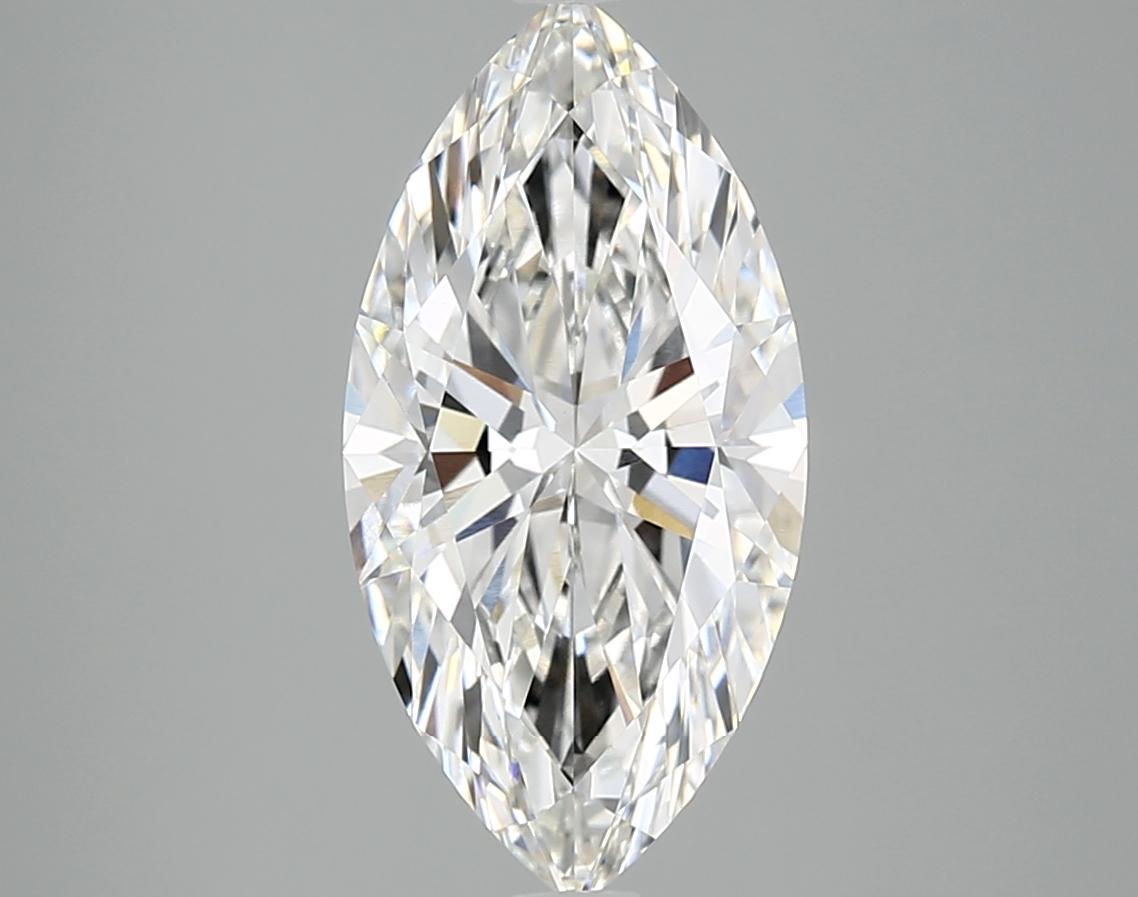 3.07 Carat Marquise Shaped Ideal Cut VVS2 IGI Certified Lab Grown Diamond