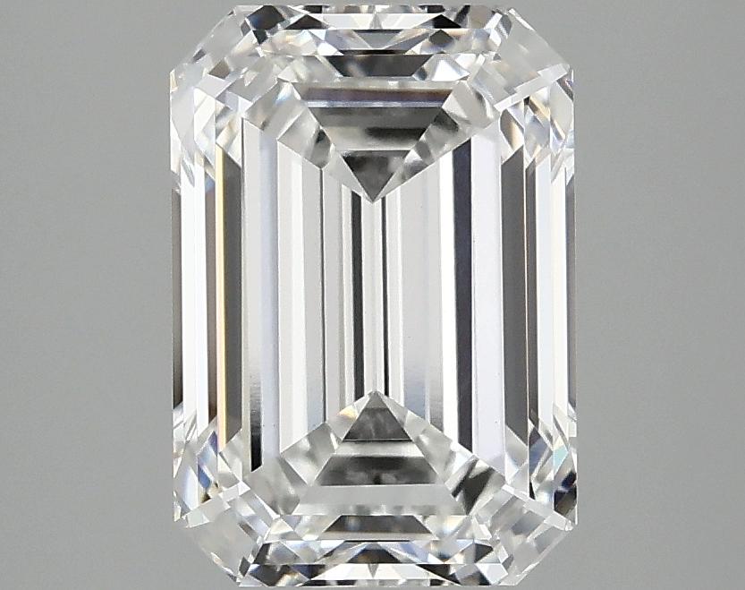 3.03 Carat Emerald Shaped Ideal Cut VVS2 IGI Certified Lab Grown Diamond
