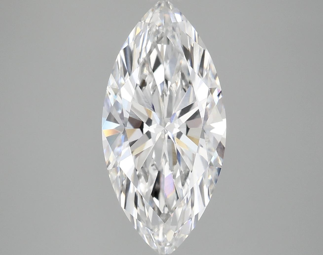 3.04 Carat Marquise Shaped Excellent Cut VVS2 IGI Certified Lab Grown Diamond
