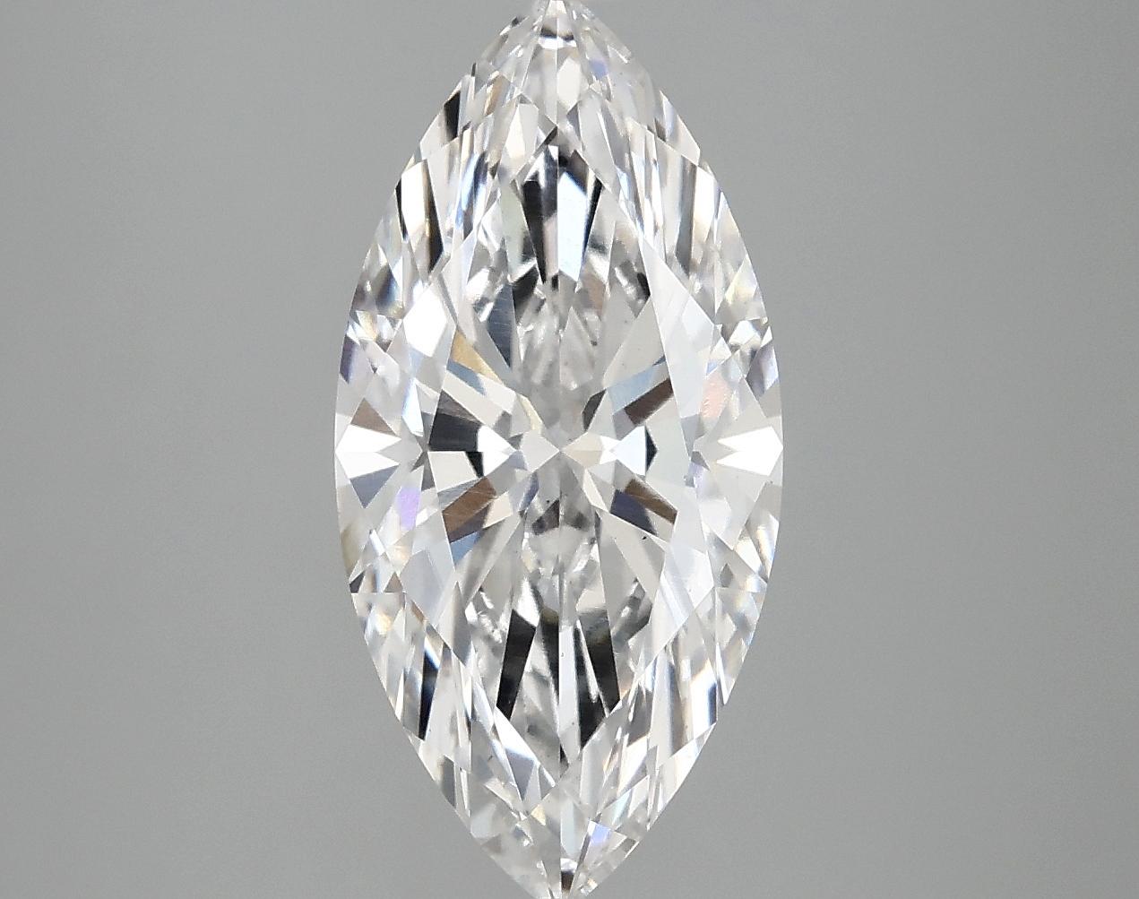3.08 Carat Marquise Shaped Excellent Cut VS1 IGI Certified Lab Grown Diamond