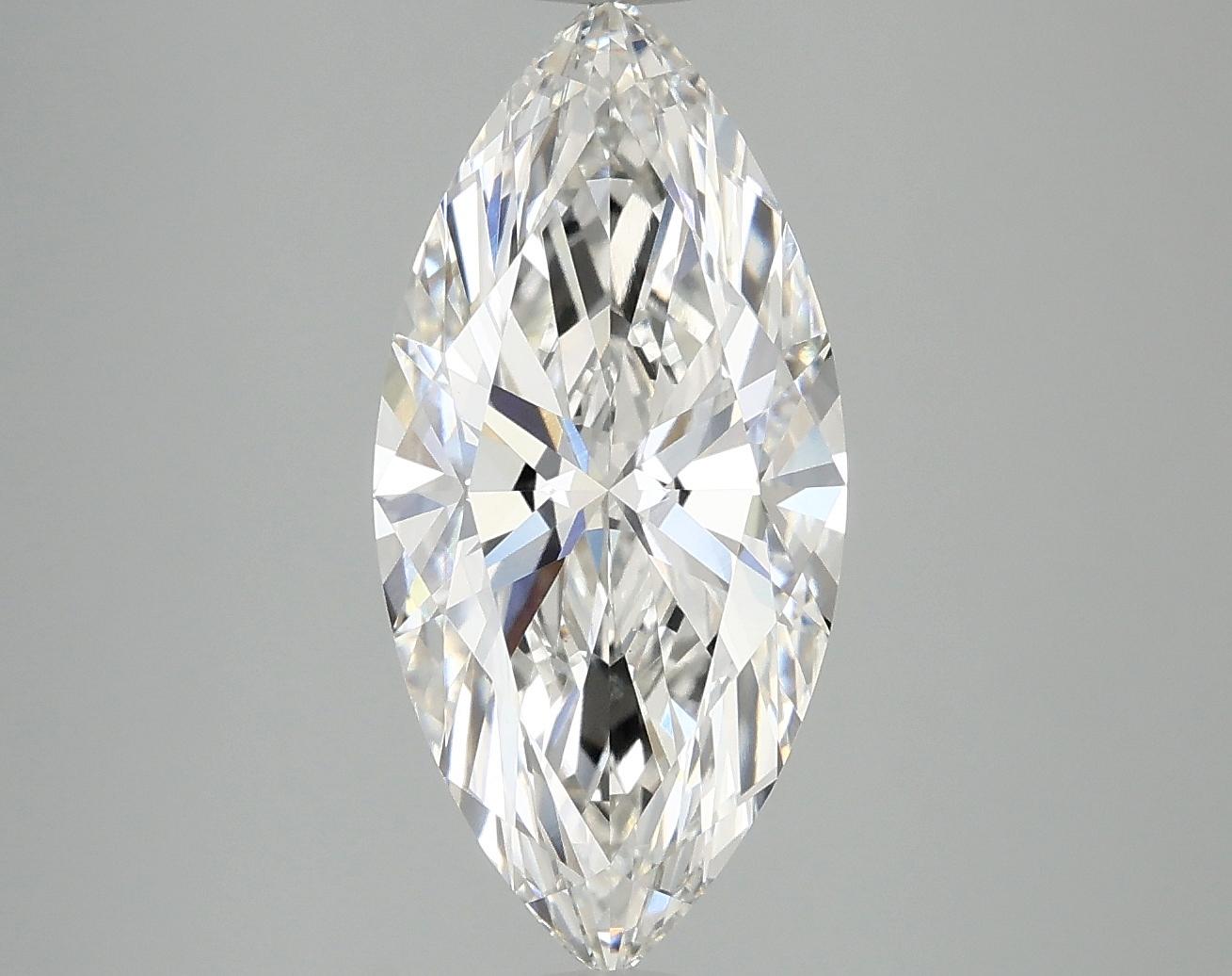 3.04 Carat Marquise Shaped Excellent Cut VS1 IGI Certified Lab Grown Diamond