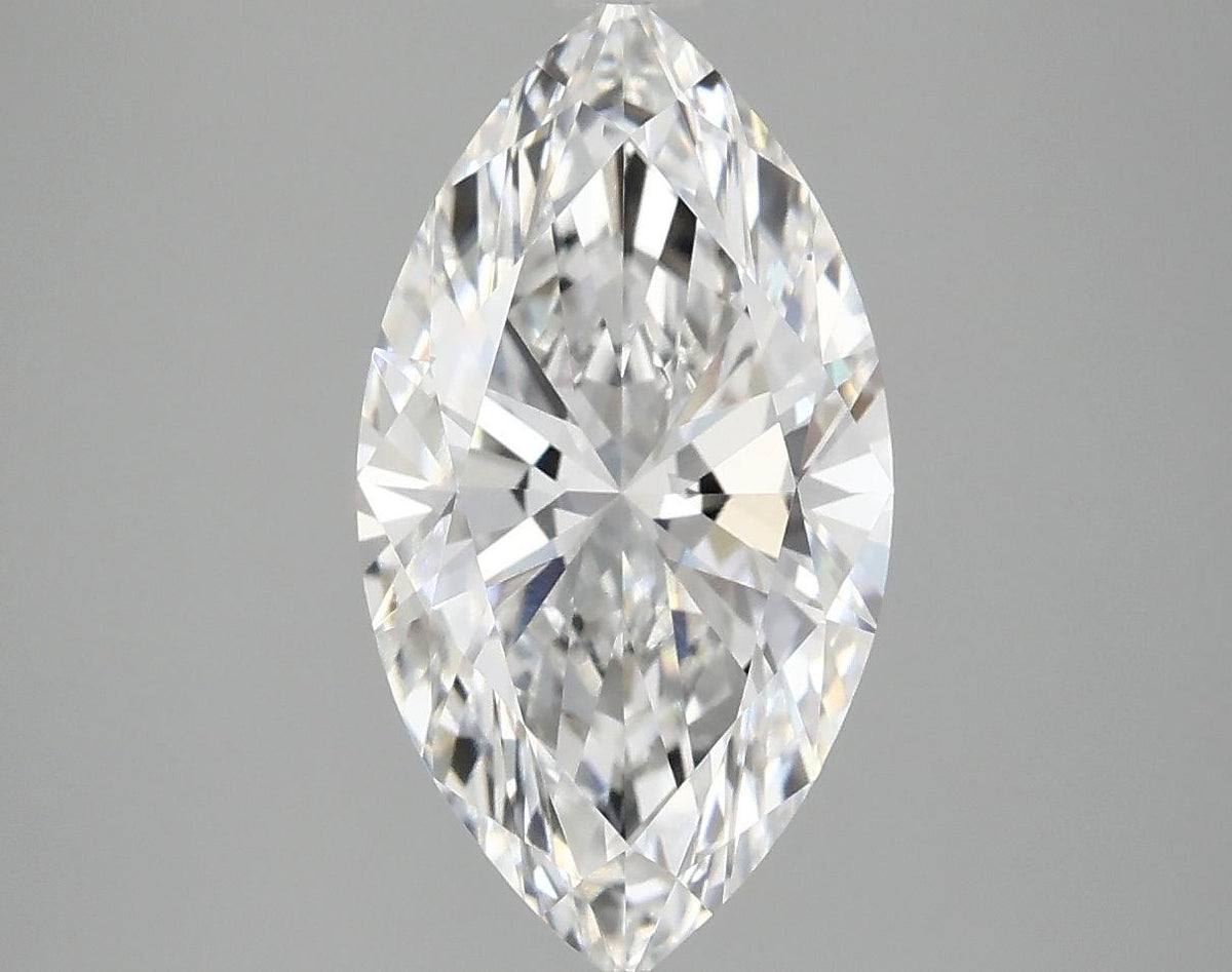 3.05 Carat Marquise Shaped Excellent Cut VVS2 IGI Certified Lab Grown Diamond