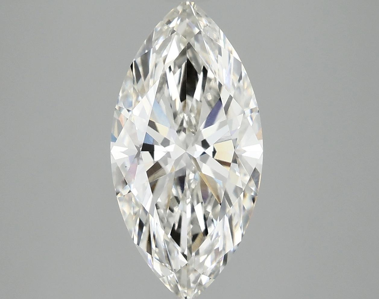 3.08 Carat Marquise Shaped Ideal Cut VVS2 IGI Certified Lab Grown Diamond