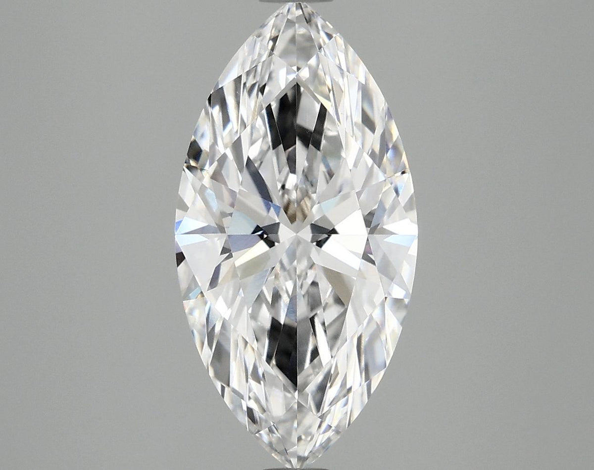 3.07 Carat Marquise Shaped Ideal Cut VVS2 IGI Certified Lab Grown Diamond