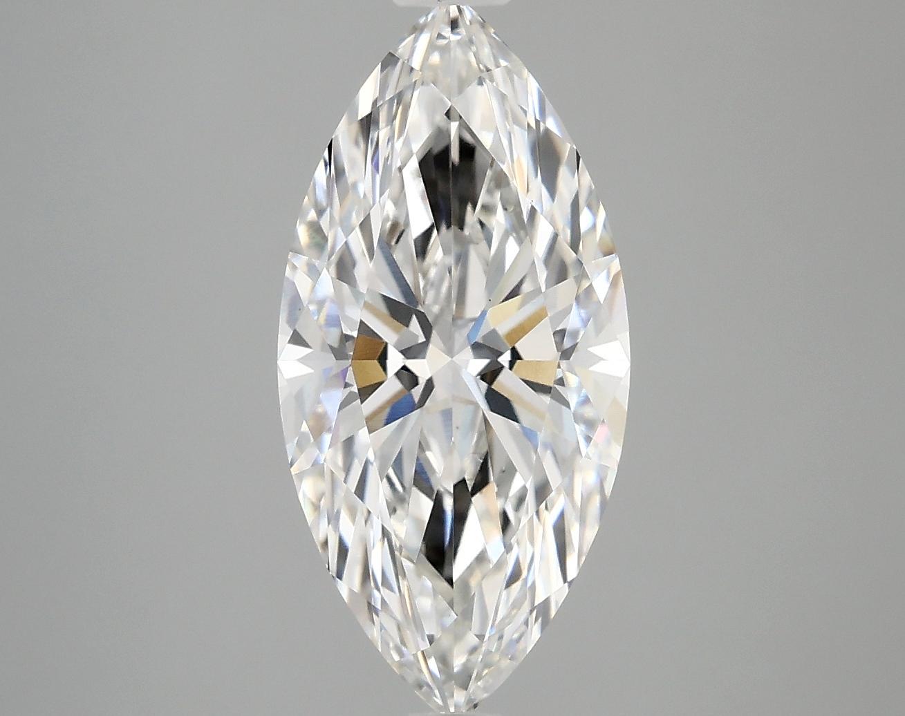 3.06 Carat Marquise Shaped Excellent Cut VS1 IGI Certified Lab Grown Diamond