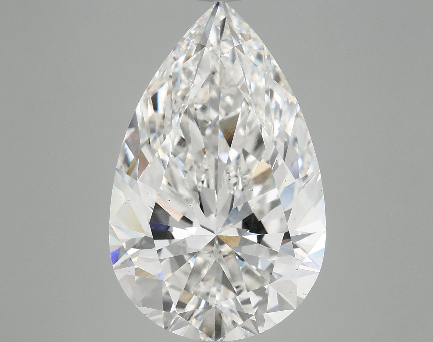 7.2 Carat Pear Shaped Ideal Cut VS2 IGI Certified Lab Grown Diamond