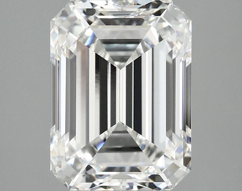 2.97 Carat Emerald Shaped Excellent Cut VVS2 IGI Certified Lab Grown Diamond