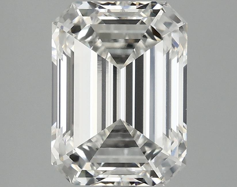 3.09 Carat Emerald Shaped Excellent Cut VVS2 IGI Certified Lab Grown Diamond