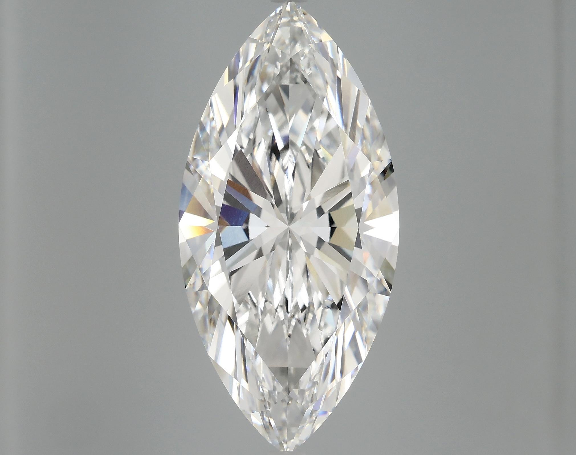 10.49 Carat Marquise Shaped Excellent Cut VVS2 IGI Certified Lab Grown Diamond