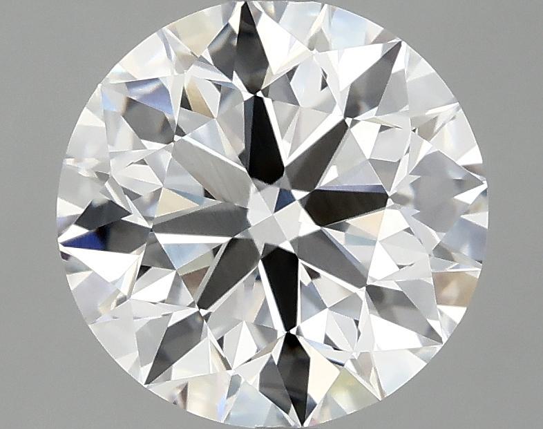 3.09 Carat Round Shaped Excellent Cut VVS2 IGI Certified Lab Grown Diamond