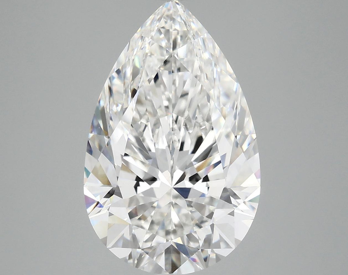 5.1 Carat Pear Shaped Ideal Cut VVS2 IGI Certified Lab Grown Diamond